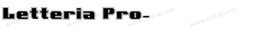 Letteria Pro字体转换